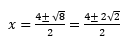 The quadratic formula